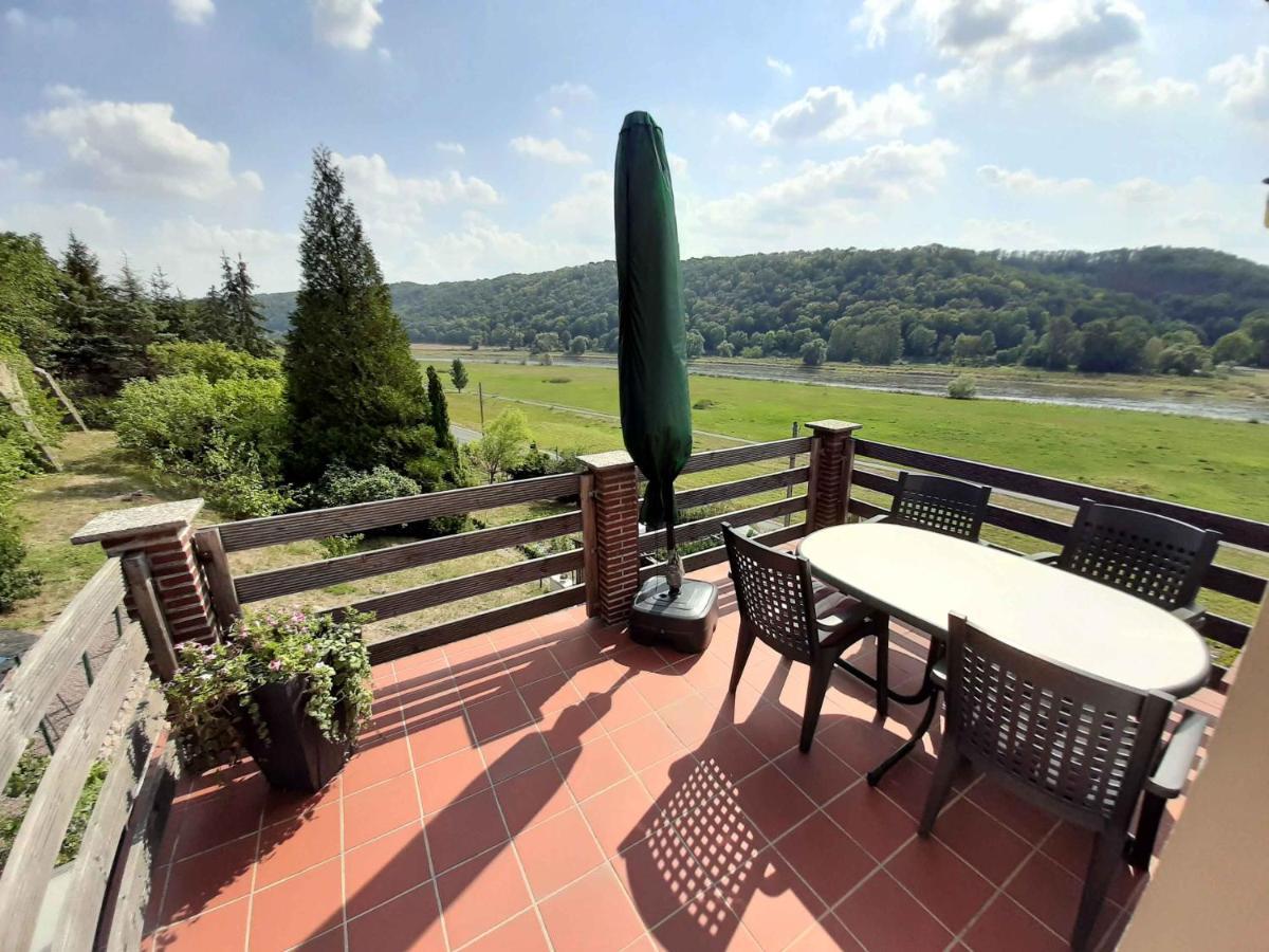 Ferienwohnung Elbsommer Am Weinberg Meißen Exteriör bild