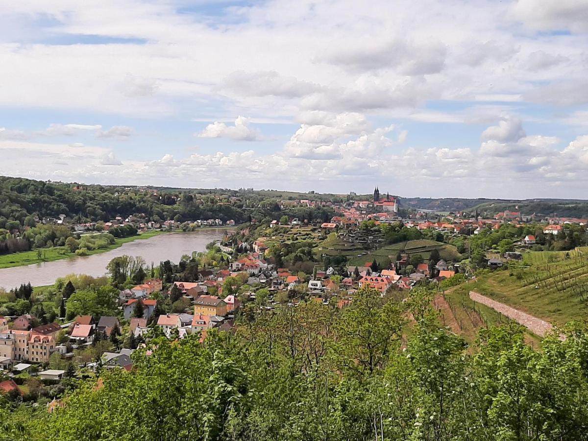 Ferienwohnung Elbsommer Am Weinberg Meißen Exteriör bild